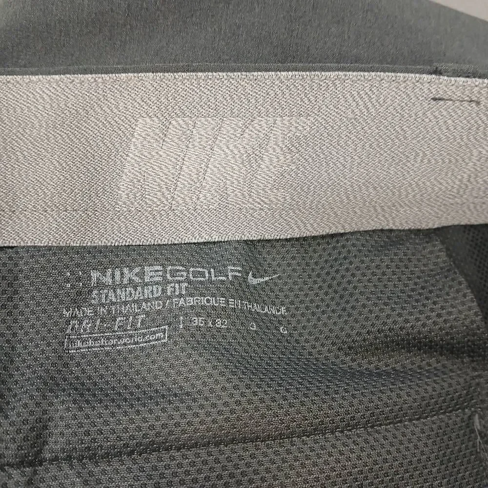 Nike golf mens pants 35×32 gray standard fit